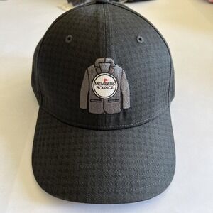 Adidas Golf Members Bounce Carbon Headwear Men One Size Adjustable Strapback NWT